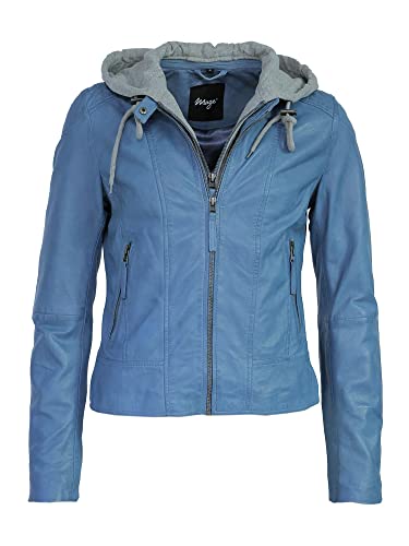 Maze Damen Lederjacke 42021133 Blue L von Maze