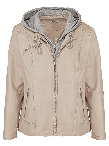 Maze Damen Lederjacke 42021318 Greige 44 von Maze