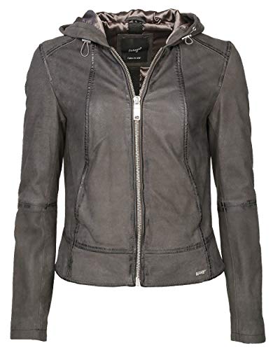 MAZE Damen Lederjacke Donie Anthracite M von MAZE