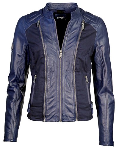 Maze Damen Lederjacke Im Fetzigen Bikerstil Gaia Black S von Maze