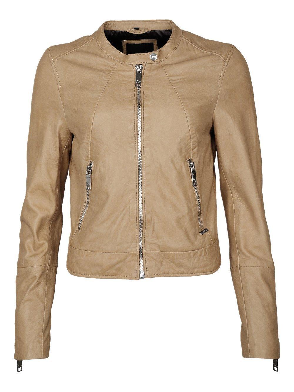 Maze Lederjacke Damen, beige von Maze