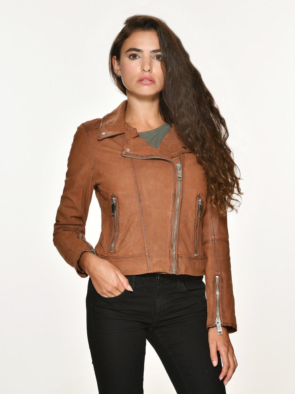 Maze Lederjacke Damen, cognac von Maze