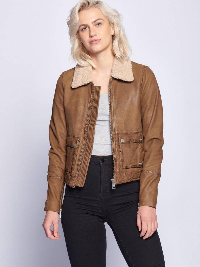 Maze Lederjacke Damen, cognac von Maze