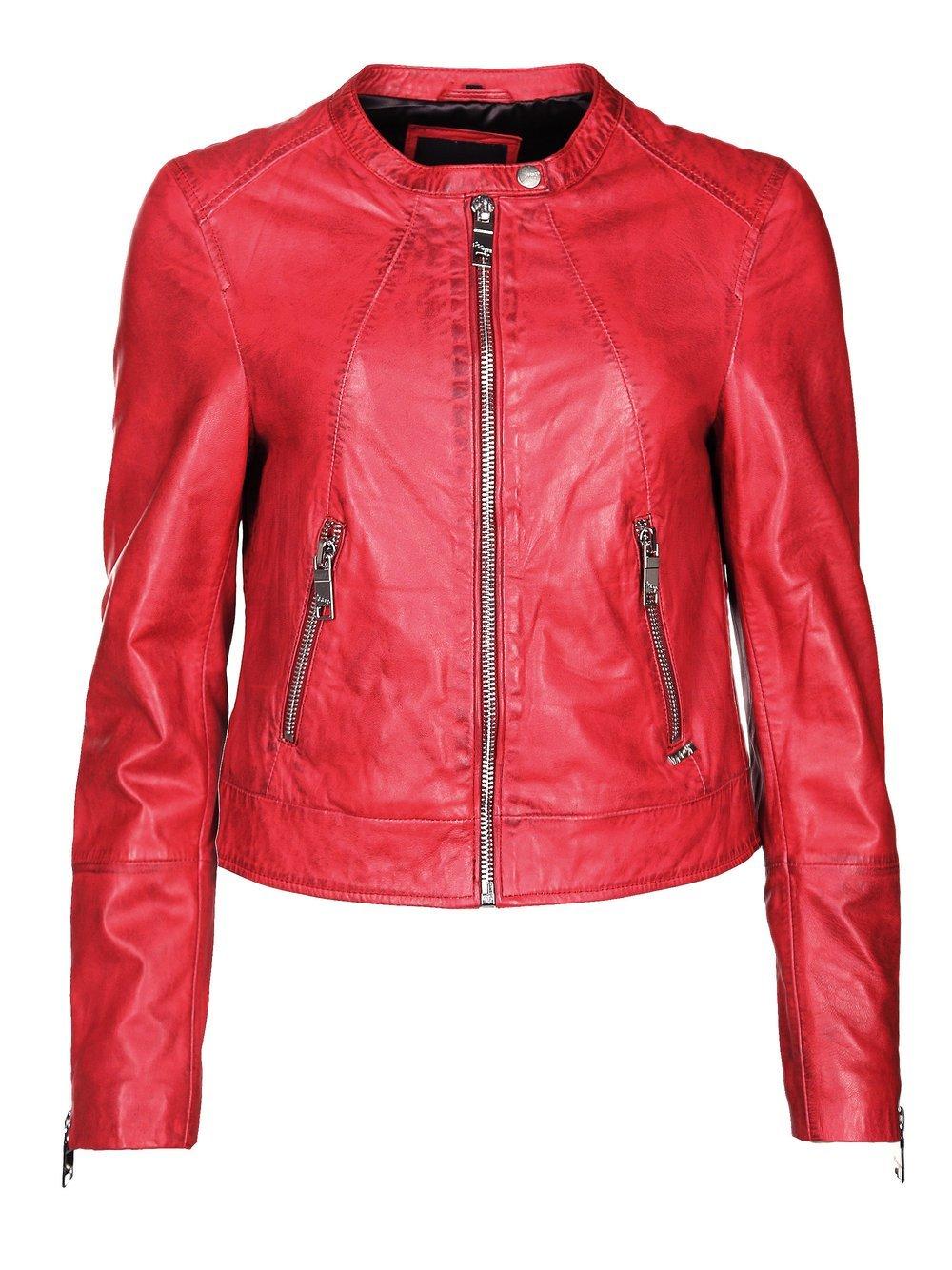 Maze Lederjacke Damen, rot von Maze