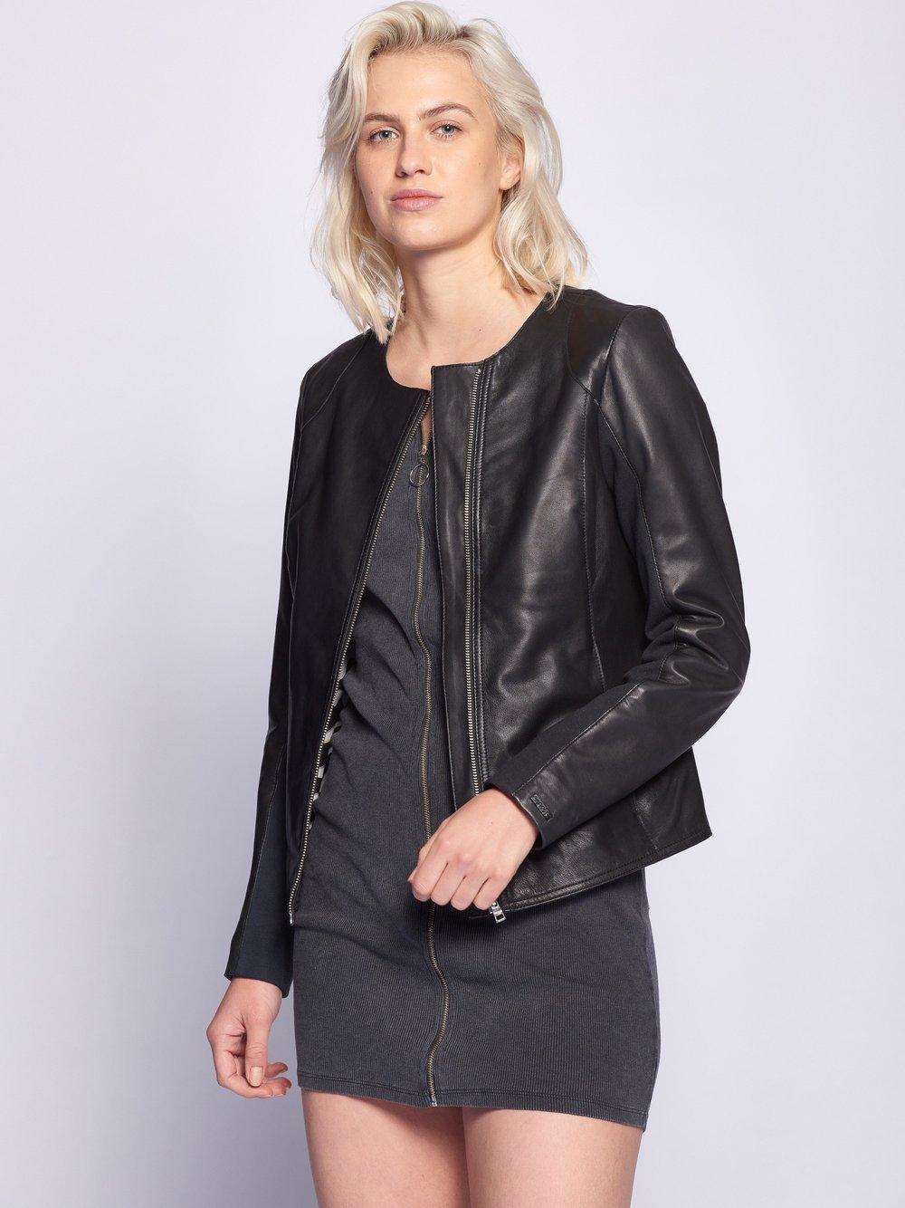 Maze Lederjacke Damen, schwarz von Maze