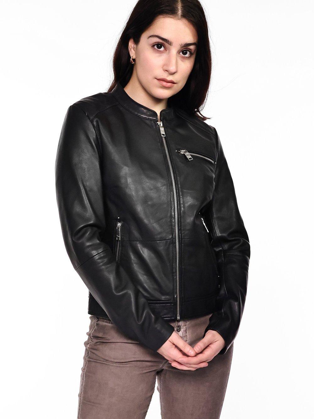 Maze Lederjacke Damen, schwarz von Maze