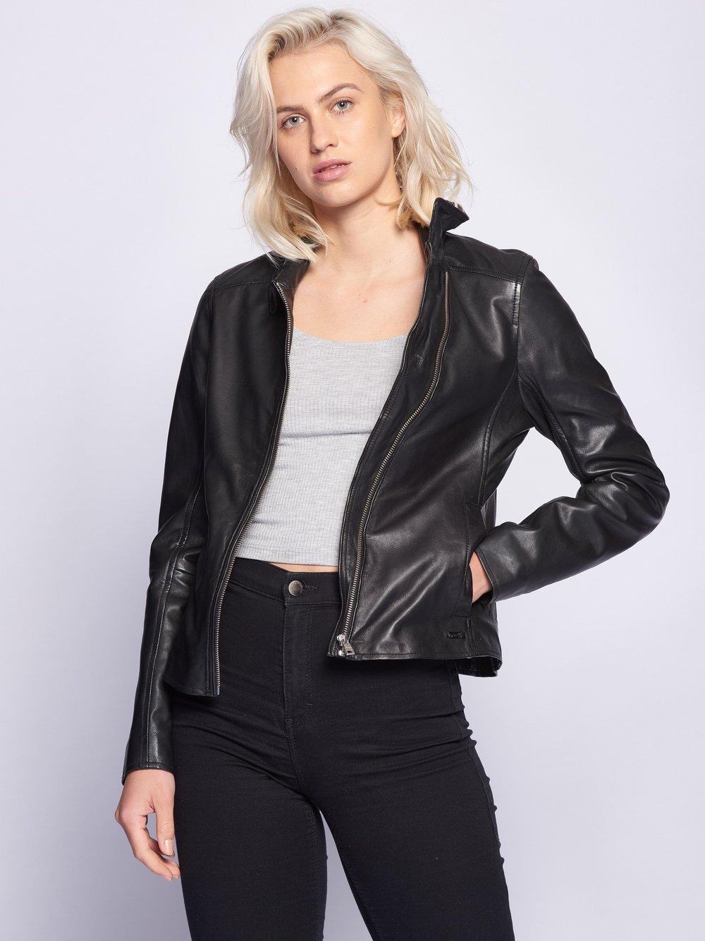 Maze Lederjacke Damen, schwarz von Maze