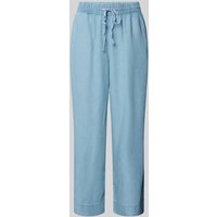 Mazine Baggy Fit Hose im Denim-Look in Jeansblau, Größe XS von Mazine