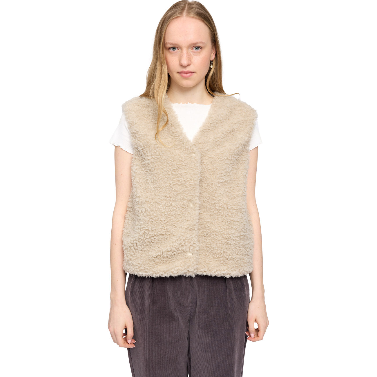 Mazine Damen Weste Faux-Fur Vest von Mazine