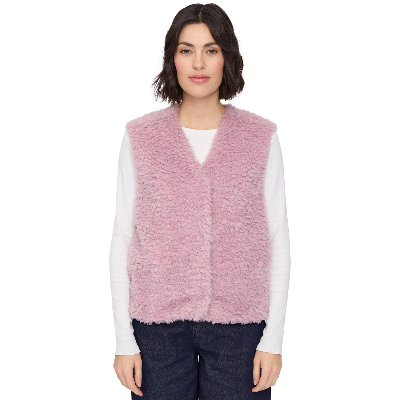 Mazine Damen Weste Faux-Fur Vest von Mazine