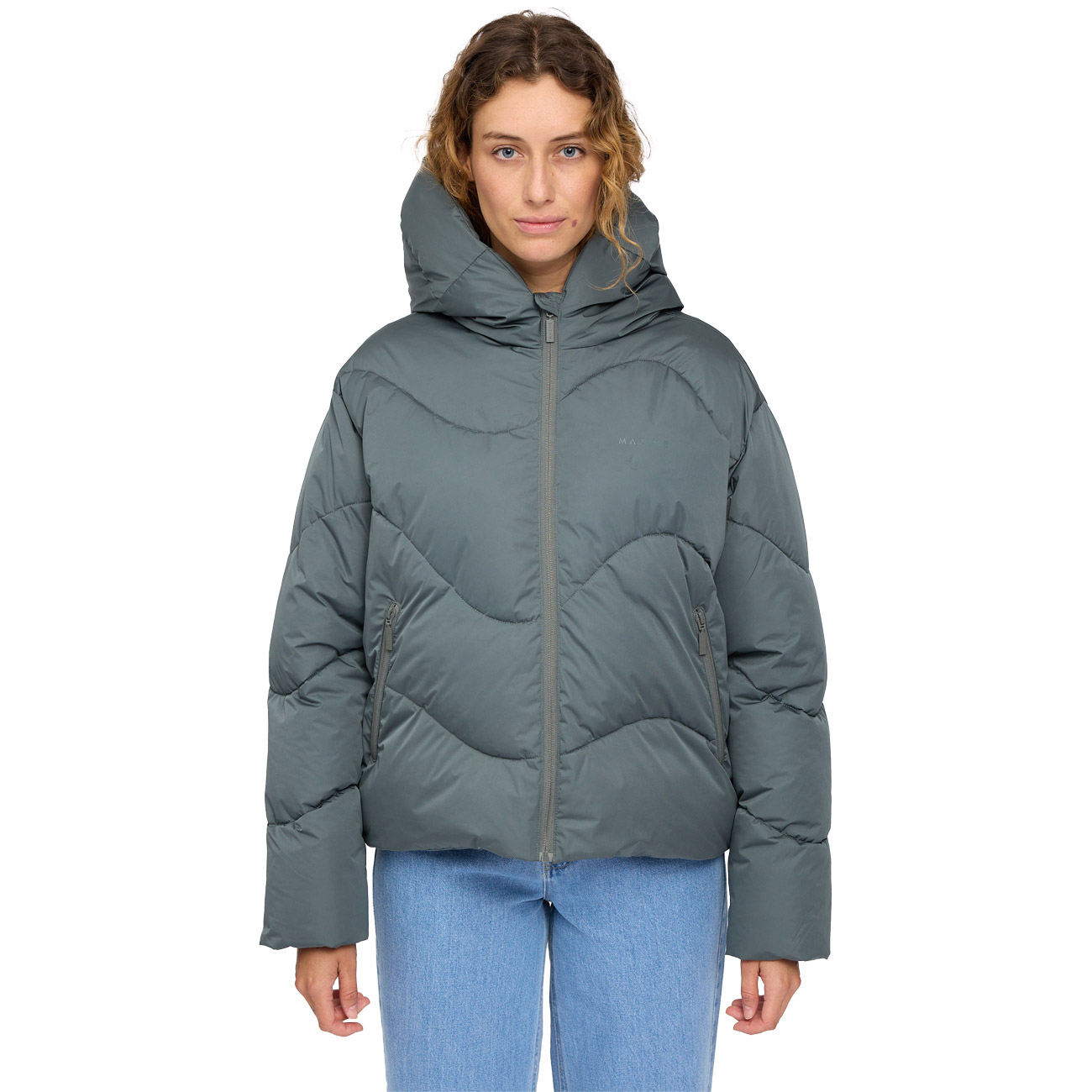 Mazine Damen Winterjacke Waves Quilt Short Puffer Jacket von Mazine