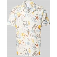 Mazine Freizeithemd mit Resortkragen in Offwhite, Größe XL von Mazine