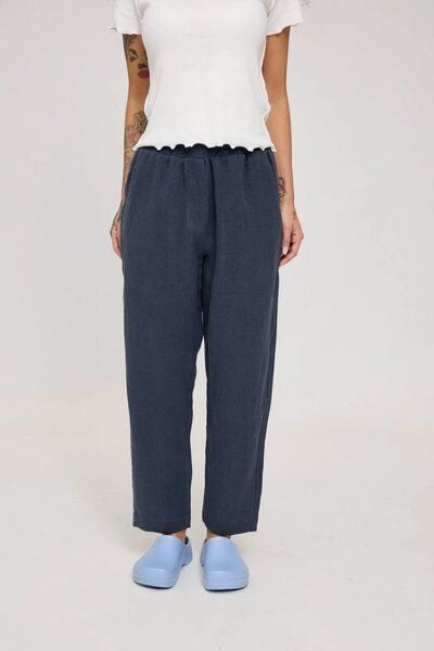 Mazine Hose - Straight Leg Linen Pants - aus 100% Leinen von Mazine