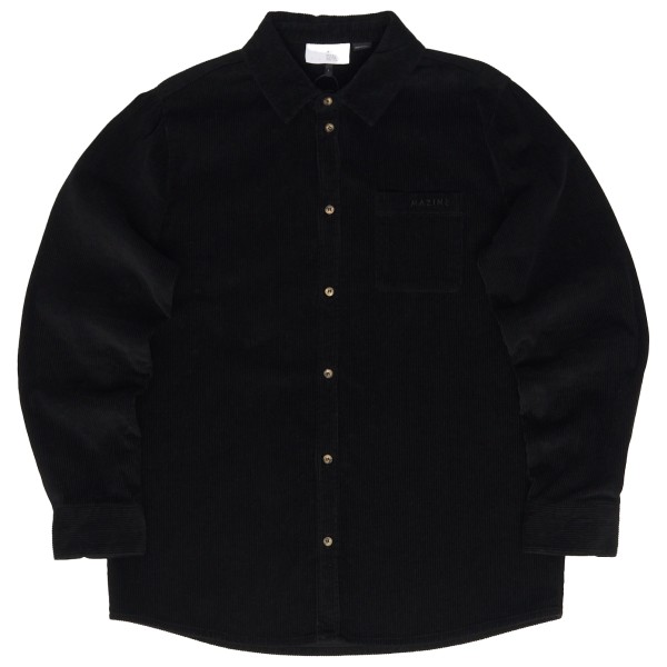 Mazine - Pocket Corduroy Shirt - Hemd Gr XL schwarz von Mazine