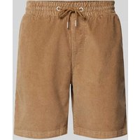 Mazine Regular Fit Shorts mit elastischem Bund Modell 'Gales' in Beige, Größe S von Mazine