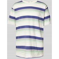 Mazine T-Shirt mit Label-Detail in Royal, Größe XXL von Mazine
