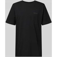 Mazine T-Shirt mit Label-Print Modell 'Stundon' in Black, Größe M von Mazine