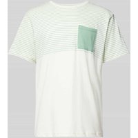 Mazine T-Shirt mit aufgesetzter Brusttasche Modell 'Felton' in Offwhite, Größe XXL von Mazine