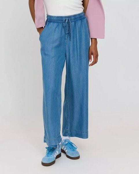 Mazine Weite Hose in Denim Look - aus Lyocell von Mazine