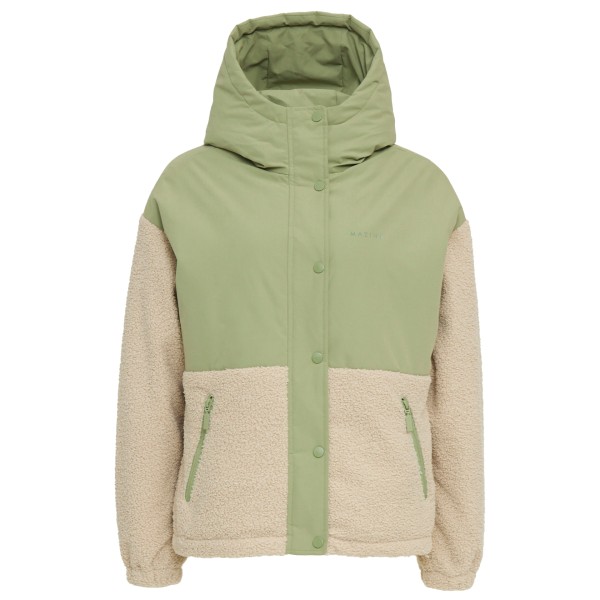 Mazine - Women's Fabric Blocking Jacket - Winterjacke Gr XS beige/oliv von Mazine