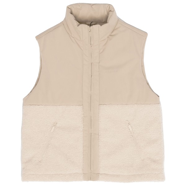 Mazine - Women's Fabric Blocking Vest - Fleeceweste Gr L beige von Mazine