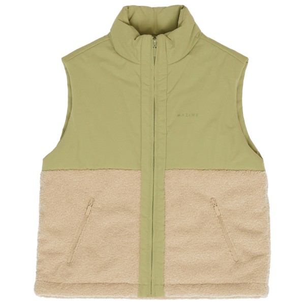 Mazine - Women's Fabric Blocking Vest - Fleeceweste Gr XXL beige von Mazine