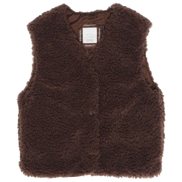 Mazine - Women's Faux-Fur Vest - Fleeceweste Gr XL braun von Mazine
