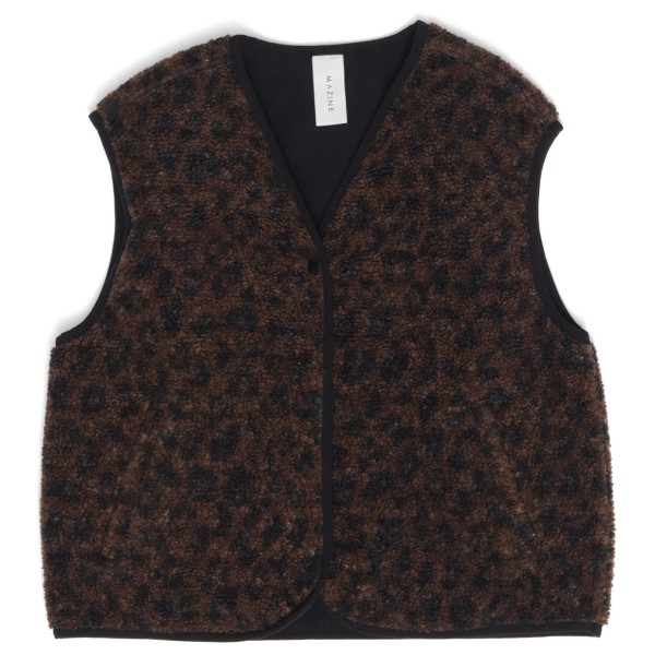 Mazine - Women's Printed Sherpa Vest - Fleeceweste Gr L schwarz Mazine - Women's Printed Sherpa Vest - Fleeceweste Gr L schwarz von Mazine