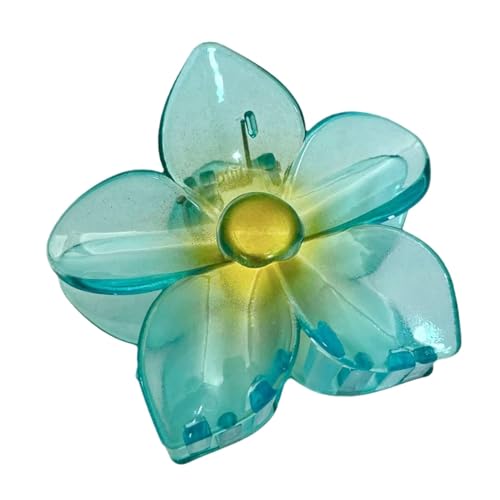 Blumen-Haarklammern - Blumen-Haarklammern Für Haare, Transparente Tropische Haarspangen-Kopfbedeckung | Tropische Haarnadel-Kopfbedeckung Mit Starker Klemmkraft Für Teenager-Mädchen, Strandparty von Mbiyhgta