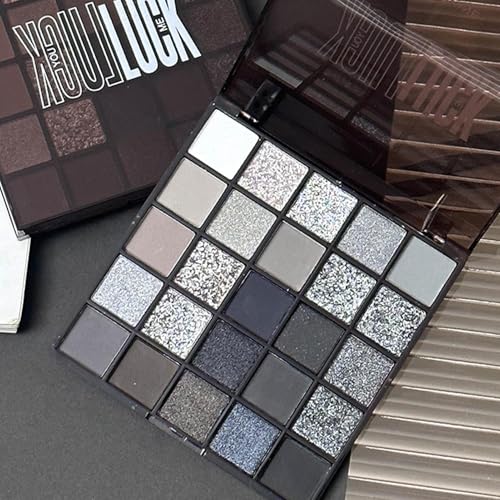 Dark Lidschatten-Palette - Gothic Lidschatten-Sortiment, coole Tone Shadow Serie | Elegantes funkelndes Augenritzel Set, Smoky Eyeshadow-Paket d von Mbiyhgta