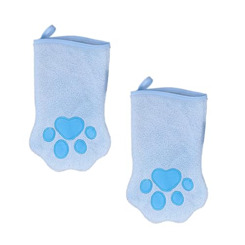 Haustierpflegehandschuhe - Deshedding -Pinsel -Glove, Katzenpflege gromierende Handschuhe | Doppelseitige Haustierpflegezubehör Badetuch Schnelltrocknen, sanftes Kätzchen Haare Entfernen von Handabdec von Mbiyhgta