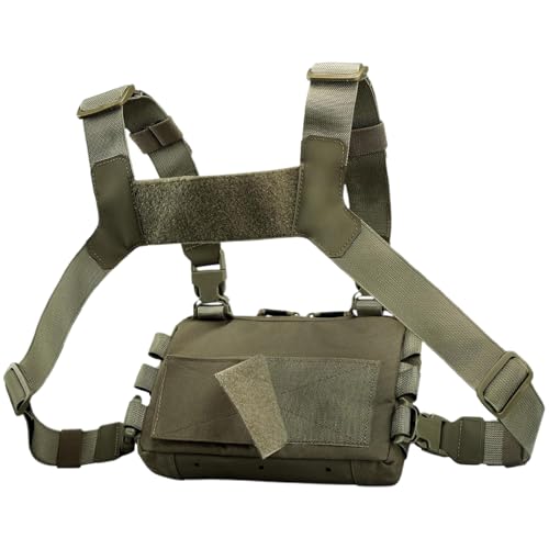 Jagd Brustpackung - Verstellbare leichte Brusttasche - Männer Mode für Sportradfahrten Reitfahrer -Abenteuer Travel Work Training von Mbiyhgta