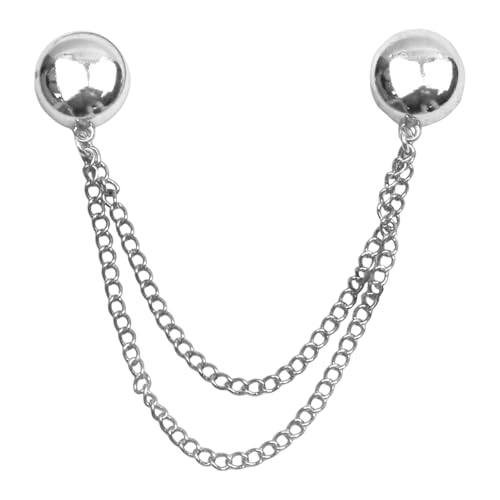 Magnetische Kleiderklammer – Robuste Stoffklammer, starke magnetische Kleiderhalterungen | Magnetische Stecknadeln aus Legierung, Hijab Magnete mit Kette, verstellbare Magnetclips, Zubehör von Mbiyhgta