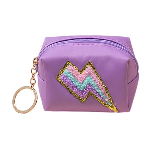 Mbiyhgta Münzgeldbeutel, Geldbörse für Damen - Eleganter Münzgeldbeutel-Schlüsselanhänger mit Stickerei-Design,Niedlicher Mehrzweck-Taschen-Schlüsselanhänger, Münzbeutel, süß, wasserdicht für Mädchen, von Mbiyhgta