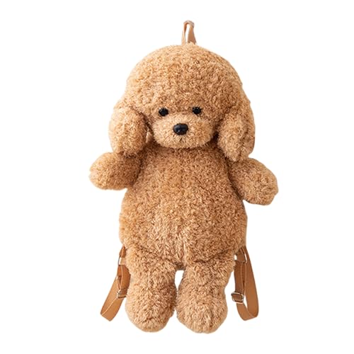 Plüschtierbeutel tierisch geformt - Hundeform Geldbörse, Schulkinder | Plüschtasche süßes realistisches Design, Mädchen Frauen Outdoor -Reise -Modezubehör Style Bag Neuheit Handtaschensammlung von Mbiyhgta