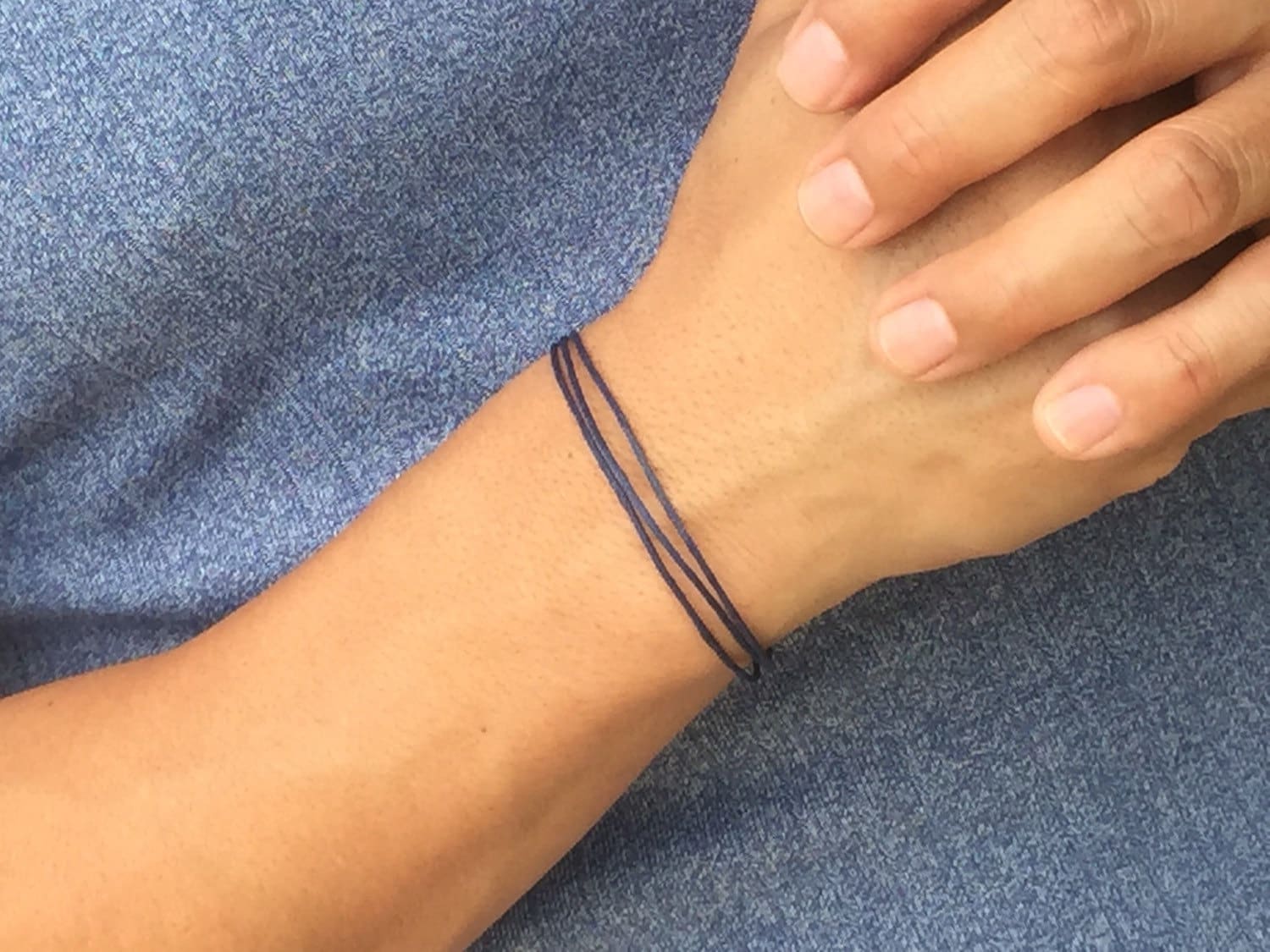 Kostenloser Versand-Herren Kordel Armband, Edelstahl Armband, Herren Minimalist Armband, Grünes Armband, Armband Für Männer von MbraceMen