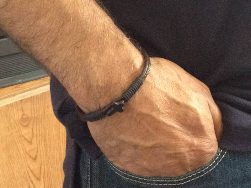 Lederarmband Herren Kreuz Schmuck Christliches Geschenk Für Ihn Religiöses Armband Charm Minimalist Cross Mit von MbraceMen