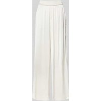 mbyM Wide Leg Stoffhose in Crinkle-Optik Modell 'Asaka' in Offwhite, Größe S von MbyM