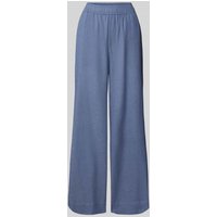 mbyM Wide Leg Stoffhose mit elastischem Bund Modell 'Asaka' in Rauchblau, Größe XS von MbyM