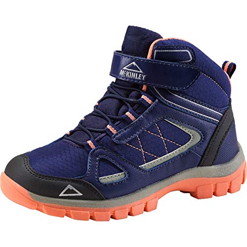 McKINLEY Unisex-Kinder Multifunktionsstiefel Maine MID AQB Jr. Trekking-& Wanderstiefel, Blau (Navy Dark/Red Light 907) von Mc Kinley