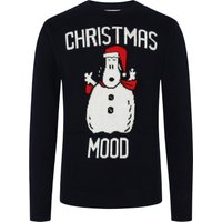 Mc2 Saint Barth Pullover aus einem Wolle-Kaschmir-Mix mit Snoopy-Motiv in S von Mc2 Saint Barth