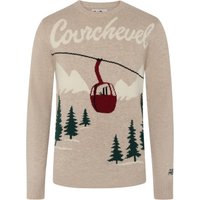 Mc2 Saint Barth Rundhalspullover aus einem Wolle-Kaschmir-Mix mit Ski-Motiv in XL von Mc2 Saint Barth