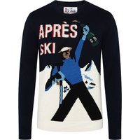 Mc2 Saint Barth Rundhalspullover aus einem Wolle-Kaschmir-Mix mit Ski-Motiv in XL von Mc2 Saint Barth