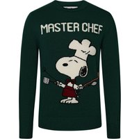 Mc2 Saint Barth Softer Rundhalspullover aus einem Wolle-Kaschmir-Mix mit Snoopy-Motiv in XL von Mc2 Saint Barth