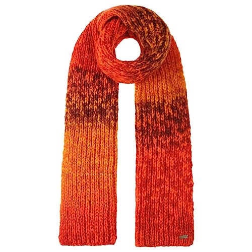 McBURN Correen Damenschal Strickschal Wollschal Winterschal Damen - Made in Italy Winter Herbst-Winter - One Size orange von McBURN