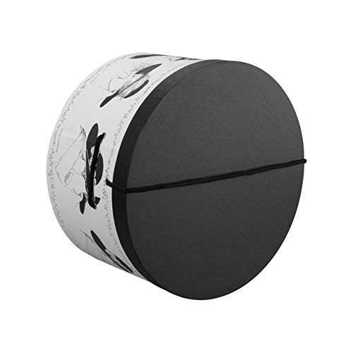 McBURN Hutbox Hutschachtel Portrait Damen - Accessoires Winter Herbst Sommer Frühjahr Frühling-Sommer Herbst-Winter - 39 cm weiß von McBURN