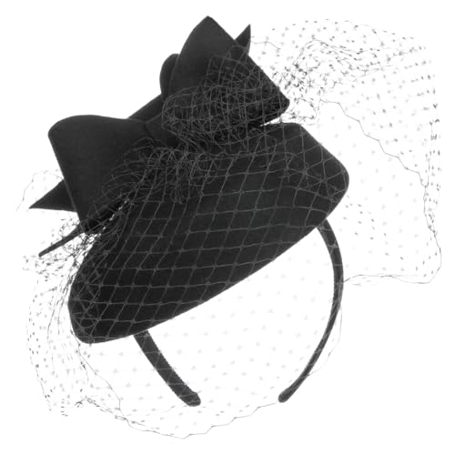McBURN Tessia Fascinator Damenhut Anlasshut Damen - Winter Herbst-Winter - One Size schwarz von McBURN