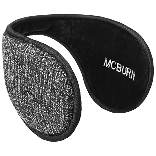 McBURN Veramon Ohrenschützer Ohrenwärmer Ohrenschutz Damen/Herren - Made in Italy Winter Herbst-Winter - One Size schwarz von McBURN
