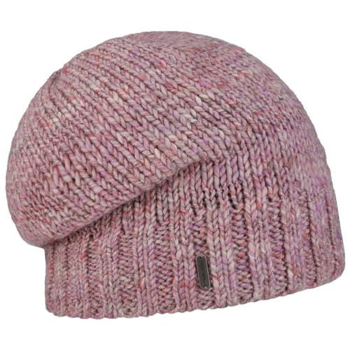 McBURN Alaseja Damen Strickmütze - Made in Italy Strickbeanie Beanie Skimütze Oversize, Oversize Herbst-Winter - One Size rosa von McBURN