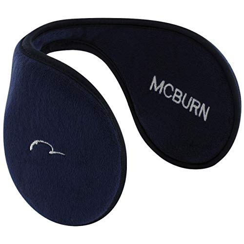 McBURN Earband Basic Ohrenwärmer Damen/Herren - ohrenwärmend Ohrenband Herren Herbst-Winter - One Size blau von McBURN